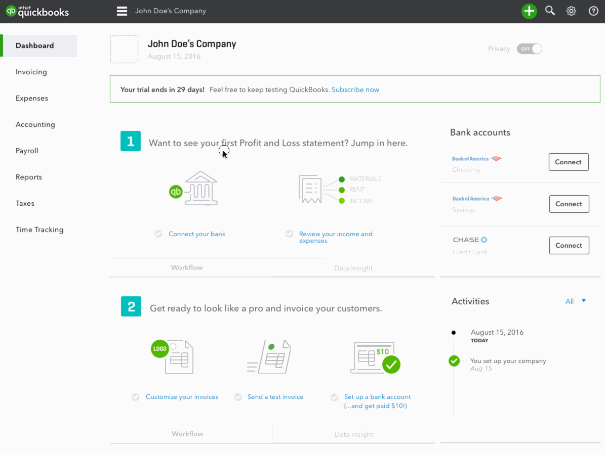 Concept B: workflow and data visualization toggles