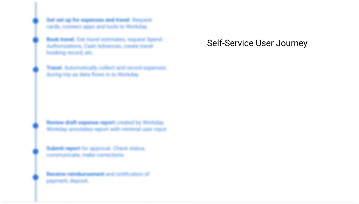 User journey (blurred)